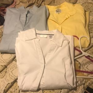 Three horseback riding shirts/ show shirts